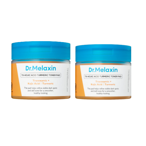 Pads de toner de Cúrcuma Ácido Kójico Dr.Melaxin TX 70 folhas