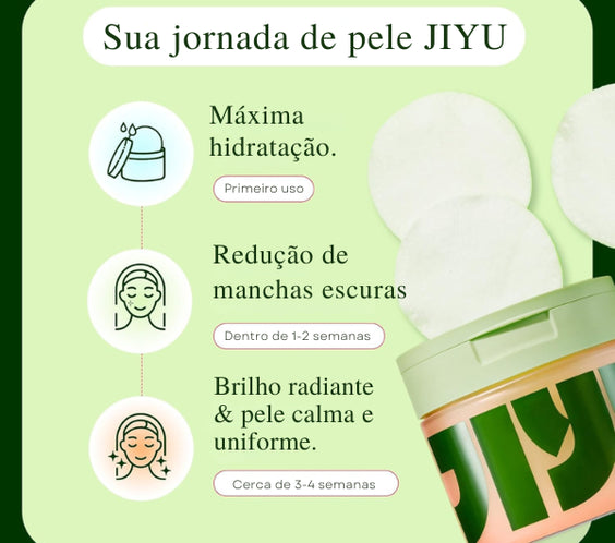 Jiyu SkinCare - Cuidados com a Pele Coreano para Manchas Escuras, Rugas e Pele Opaçada