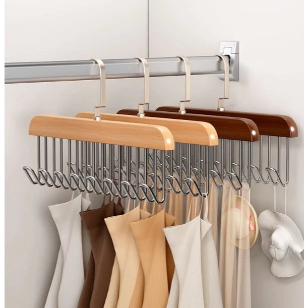 Up Organize™ – Cabide Multi-uso Para Cintos Gravatas Cachecóis 8 Ganchos (COMPRE 1 LEVE2)